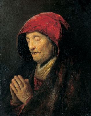 Rembrandt van Rijn: Star ena pi modlitb